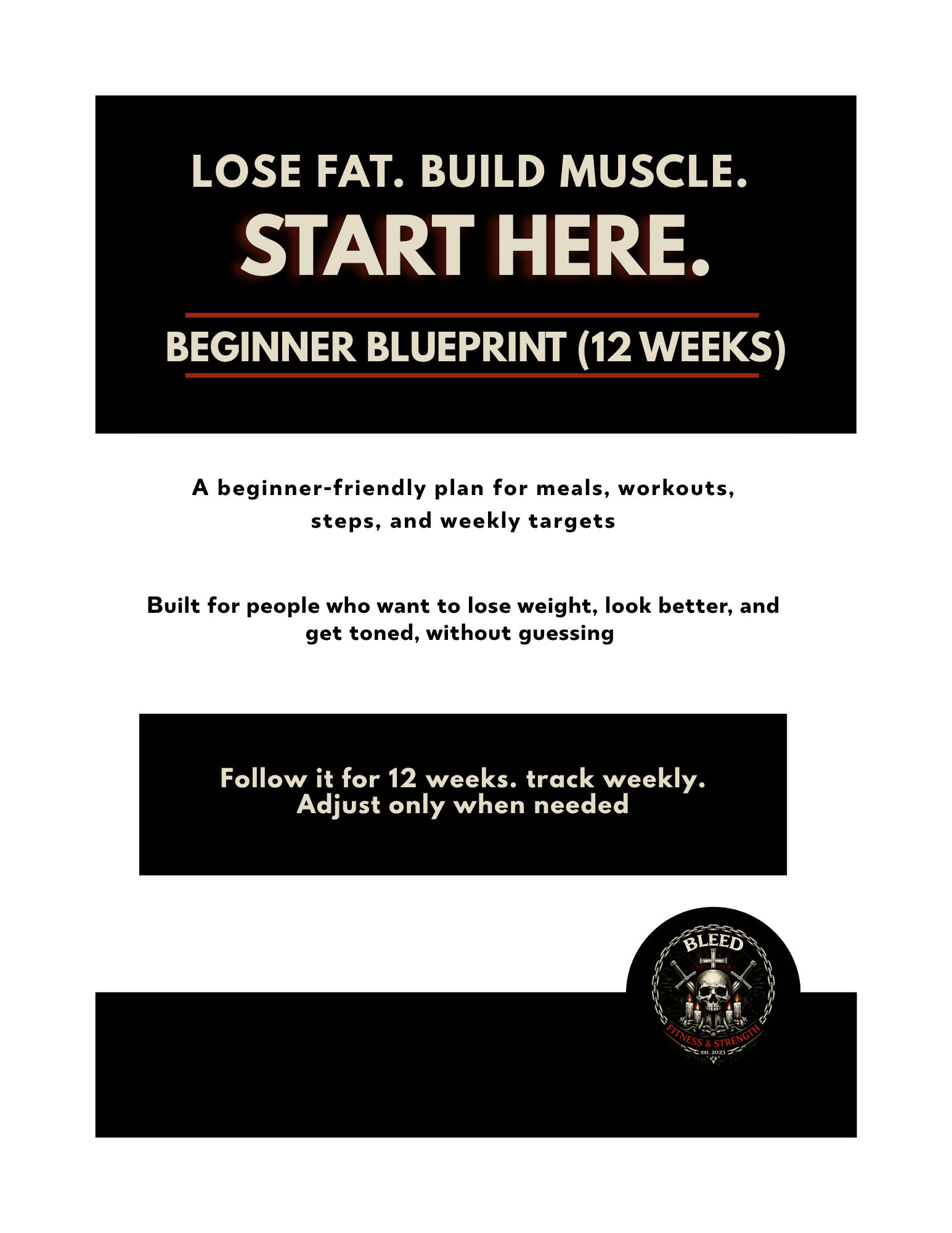 Preview of the 12-week Beginner Blueprint